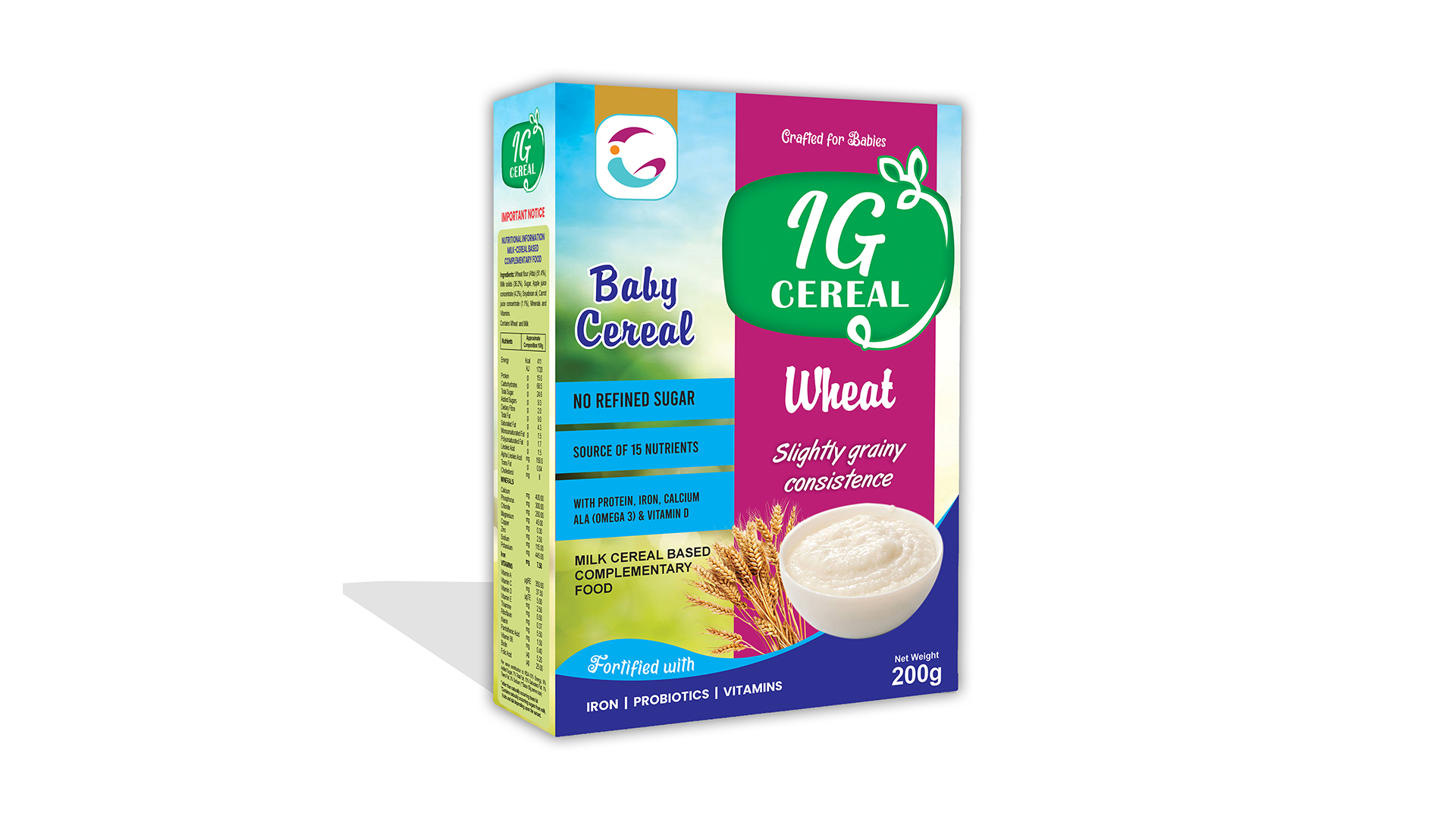 200g WHEAT IG CEREAL